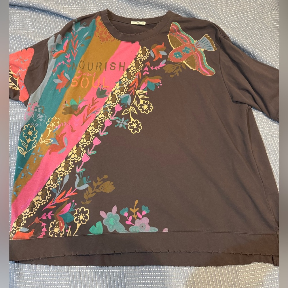 Natural Life Billie One Size Sweatshirt Dress